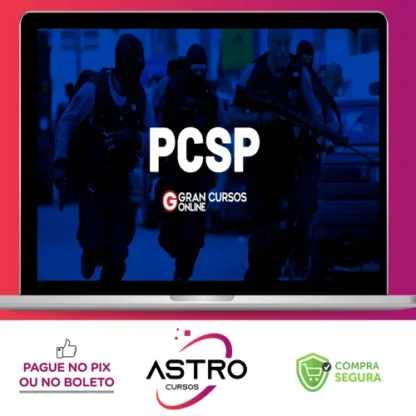 PCSP Polícia Civil do Estado de São Paulo: Delegado de Polícia (Preparação para Prova Escrita + Simulados + Diferenciais Exclusivos) - Gran Cursos
