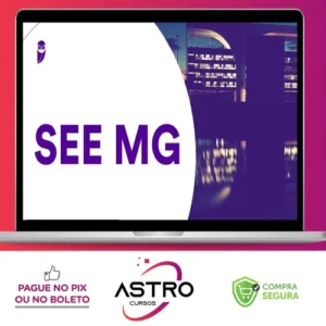 Pacote - SEE-MG (Professor de Educação Básica - PEB - Matemática) Pacote - 2023 - Estratégia Concursos