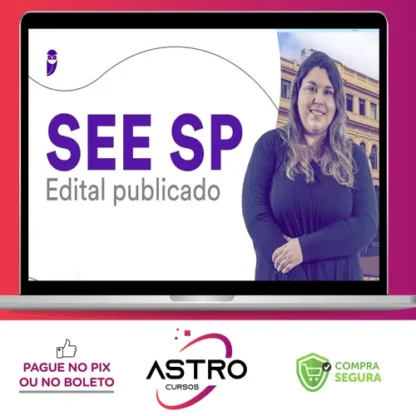 Pacote - SEE-SP (Professor Ensino Fundamental e Médio - Física) Pacote - 2023 (Pós-Edital) - Estratégia Concursos