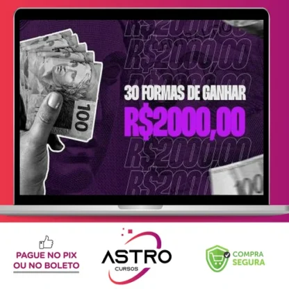 Masterclass 30 Formas de fazer R$2000 em 15 dias - Joel Jota