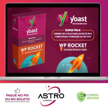 Pacote WP Rocket Pro v3.17.0.2 + Yoast SEO Premium v23.5+ Addons - combo