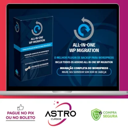 All in One WP Migration - v2.61 Unlimited Extension + todos os addons