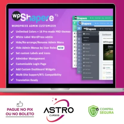 WPShapere WordPress Admin Theme - v7.0.8