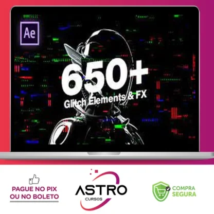 [PACK] Videohive: 650+ Glitch Elements - VCGMotion [INGLÊS]