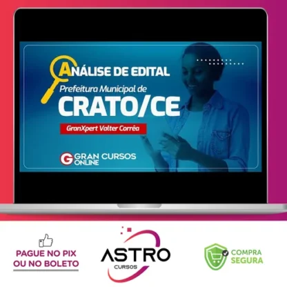 Prefeitura de Crato/CE: Analista Ambiental (Pós Edital) Completo - Gran Cursos Online