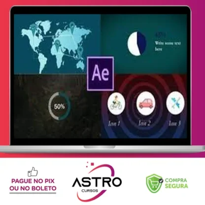 Adobe After Effects Infographics & Data Visualization - Nshuti Paulin [INGLÊS]