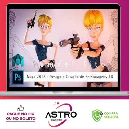 Maya Design e Criação de Personagem 3D - Ismael Lito