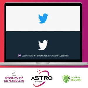 Design and Code Twitter Home Page with JavaScript, CSS & Figma - Hossein Boroji [INGLÊS]