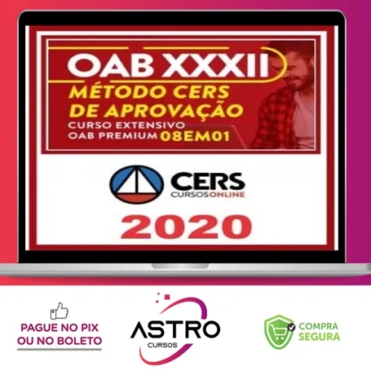 OAB XXXII CERS 2020: Método CERS de Aprovação - CERS