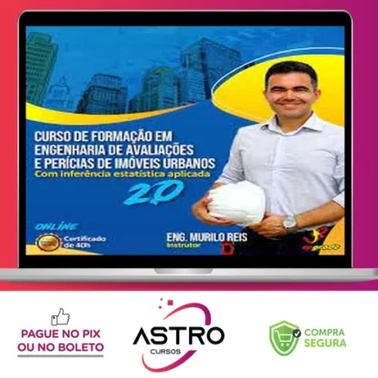 Curso de Formação em Engenharia de Avaliações e Perícias de Imóveis Urbanos com inferência estatística aplicada - Murilo Reis