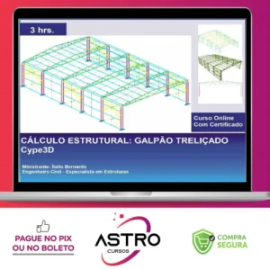 Cype3D: Galpão Treliçado - Ítallo Bernardo