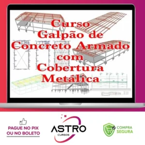 Cypecad: Barracão com Cobertura Metálica - Ítallo Bernardo