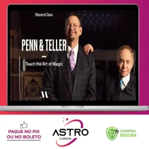 MasterClass: Teach the Art of Magic - Penn & Teller [INGLÊS]