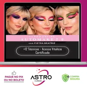 Automaquiagem 2.0 + Maquiagem Artística - Pietra Beatriz Pereira