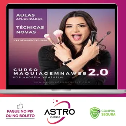 Curso Maquiagem Na Web - Andreia Venturini