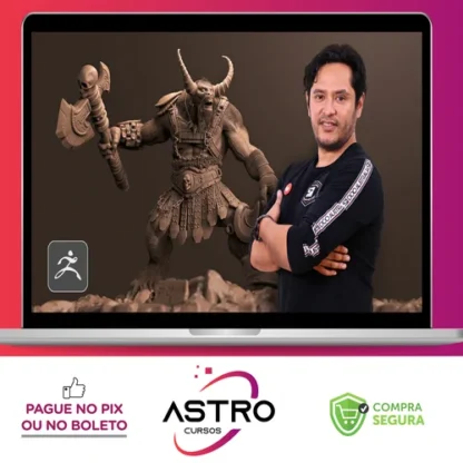 DOMESTIKA: Escultura Digital de Criaturas Fantásticas com o ZBrush - Luis Alberto Gayoso Berrospi [ESPANHOL]