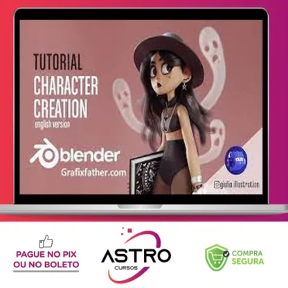 Gumroad: Character Creation in Blender - Giulia Marchetti [INGLÊS]