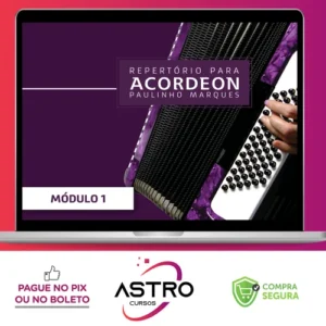 Curso de Acordeon Intermediário: Vol. 3 - Paulinho Marques