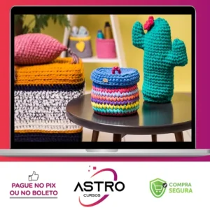 Eduk: Crochê Moderno Fio de Malha para Decoração - Nat Petry