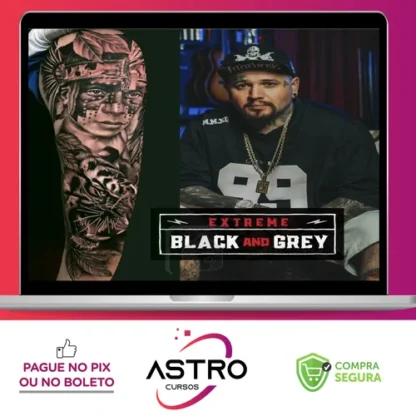 Workshop de Realismo Black and Grey com Ênfase em Texturas e Pelos - Chico Morbene