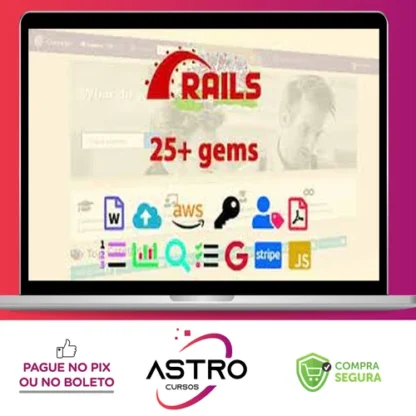 Ruby On Rails 6 Learn 25+ Gems and Build a Startup Mvp - Yaroslav Shmarov [Inglês]