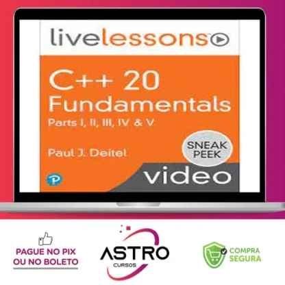 Oreilly: C++20 Fundamentals Part 1 - Paul J. Deitel [Inglês]