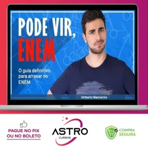 Pode Vir, Enem: O Guia Definitivo para Arrasar no ENEM - Umberto Mannarino