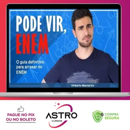 Pode Vir, Enem: O Guia Definitivo para Arrasar no ENEM - Umberto Mannarino