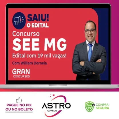 SEE MG: Professor de Educação Básica, Matemática (Pós-edital) - Gran Cursos Online