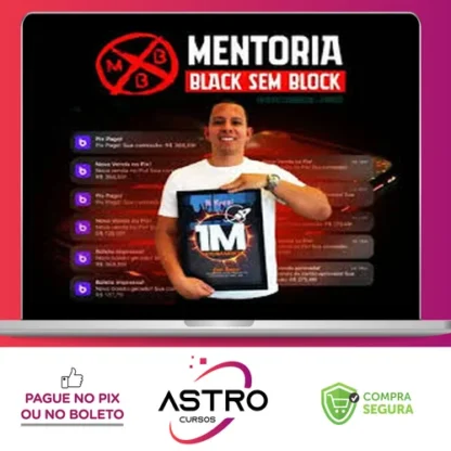 Mentoria Black Sem Block (Kwai Ads) - Wellington Crus